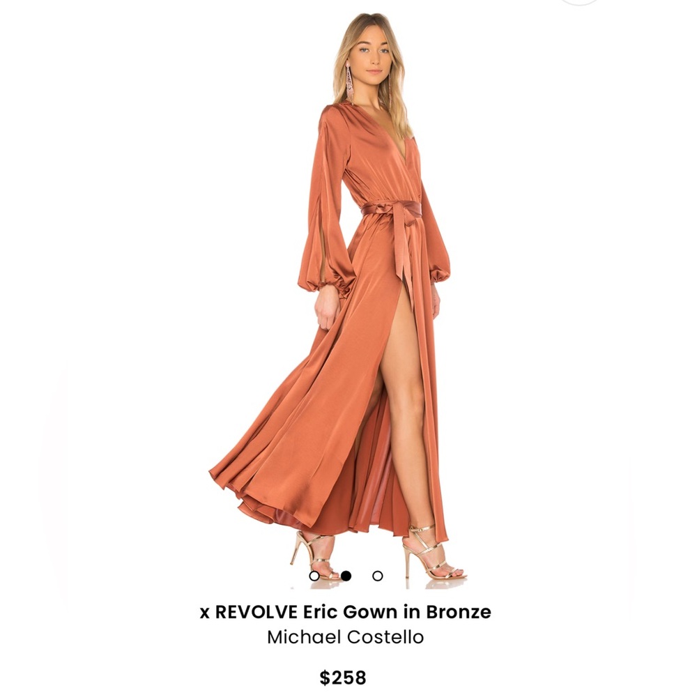 x REVOLVE Eric Gown in Bronze
Michael Costello Size Small